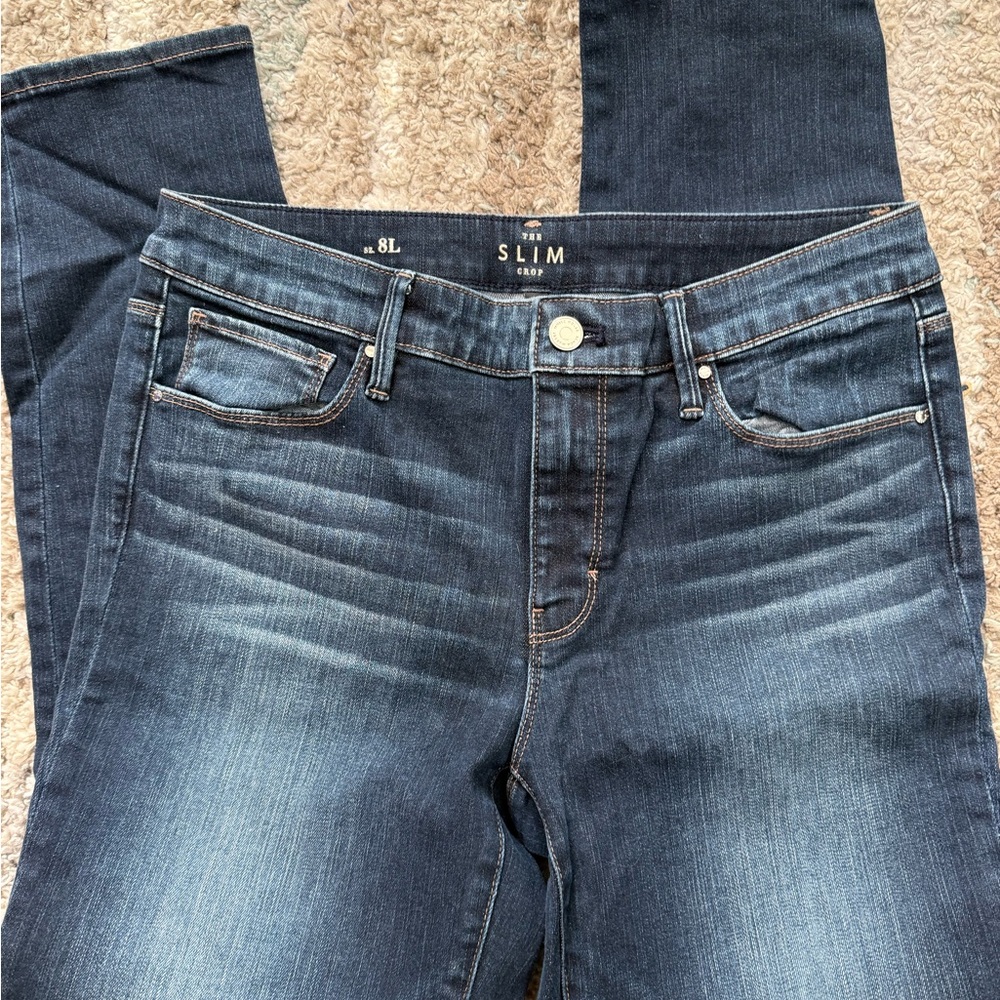 White House Black Market Dark Blue Skinny Jeans size 8